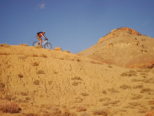 Mason Diedrich decends one of many hills on Zippety Do Da.