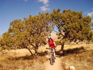 Kessel Run in Fruita, Colorado. Rider: Rebecca McFadden
