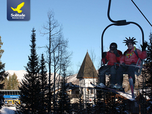 Passholders enjoy Halloween skiing at Solitude. Photo by Nick Como - Solitude Mountain Resort