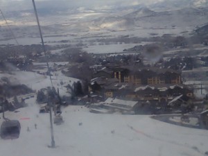 View from the gondola window.