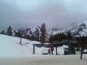 The base of the Sundance Ski Resort.