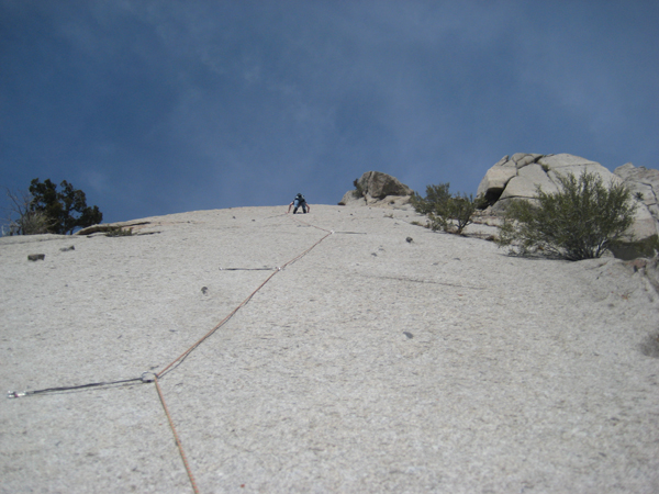 The Final Link Slab above Crescent Crack is one climbing route that would be affected by the proposed Forest Service management plan.