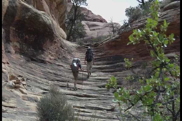 Hikers make their way through Lost Canyon. All Photos: Ryan Malavolta.