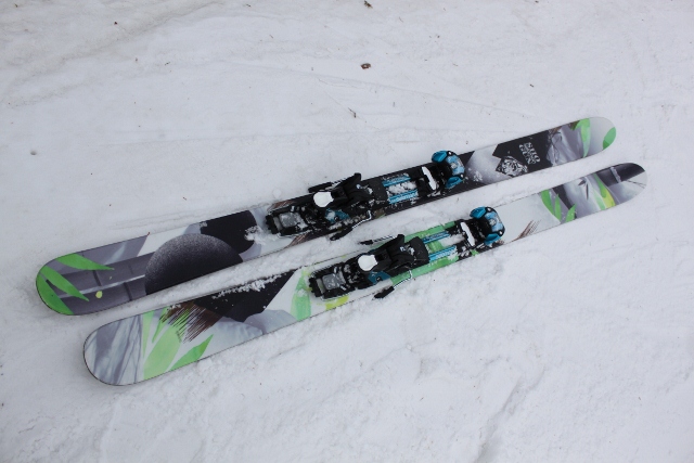 Salomon Shogun ski test at Outdoor Retailer All Mountain Demo
