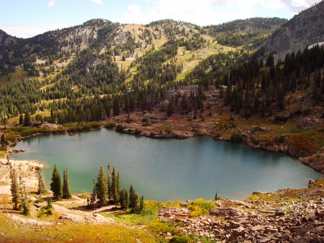 The hike to Cecret Lake in Alta's Albion Basin will afford you this amazing view. (Photo: JaredHargrave - UtahOutside.com)
