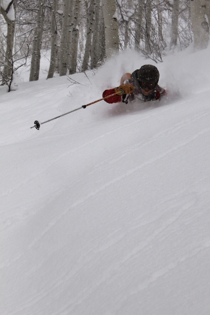 Yea, backcountry skiing at the end of 2012 was deep. (Photo: Mike DeBernardo)