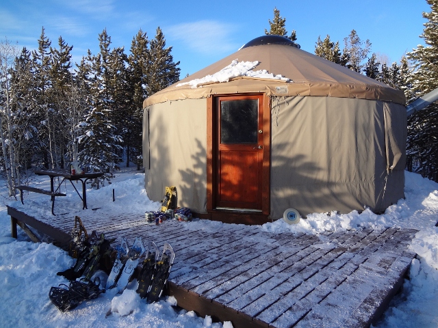 Bear Claw is the largest of five yurts in the area. (Photo: Ryan Malavolta - UtahOutside.com)