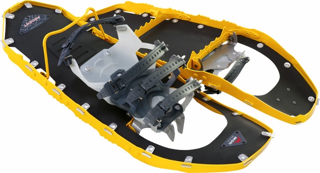  The MSR Lightning Ascent snowshoes feature aggressive treads and a lightweight frame (photo Cascade Designs)