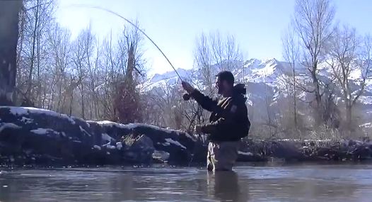 Video still from the KSL Outdoors show "Fly Fishing the Weber River." (Image: KSL TV)