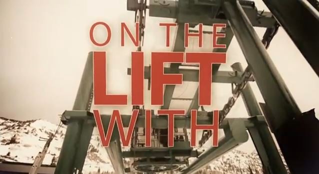 Still frame from Alta's "On the Lift With" series.
