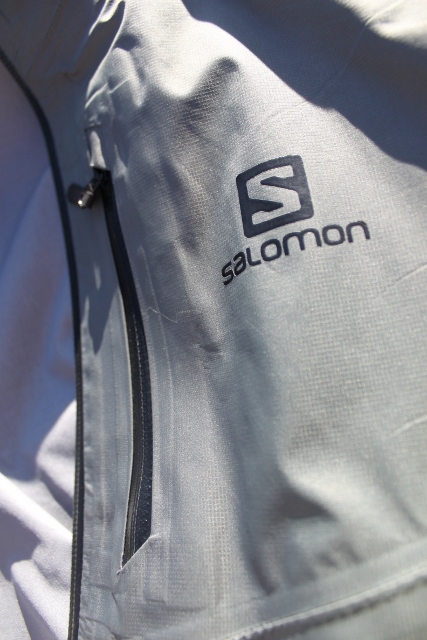 A closer look at the fabric that comprises the Salomon Tour along the Napolean pocket. (Photo: Jared Hargrave - UtahOutside.com)