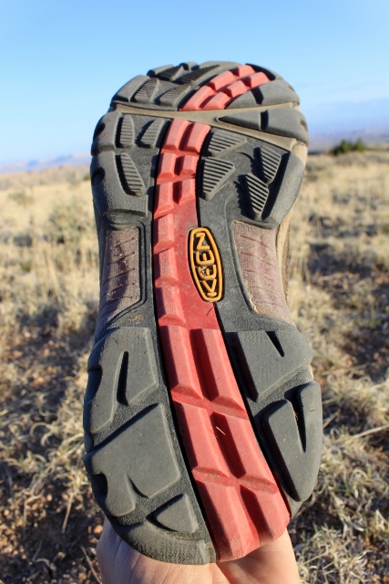 The soles on the Keen Verdi WP Mid have good stability and traction. (Photo: Jared Hargrave - UtahOutside.com)