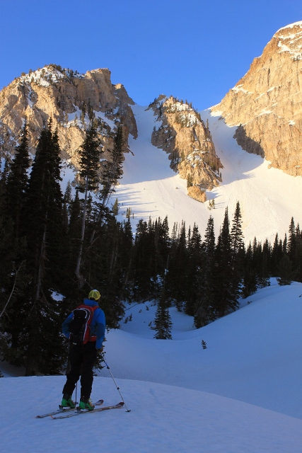 The North Couloirs of Deseret Peak. (Photo: Jared Hargrave - UtahOutside.com)