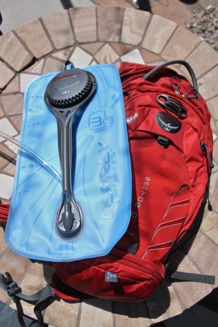 The Osprey Raptor 10 with the redesigned for 2013 hydration system. (Photo: Jared Hargrave - UtahOutside.com)