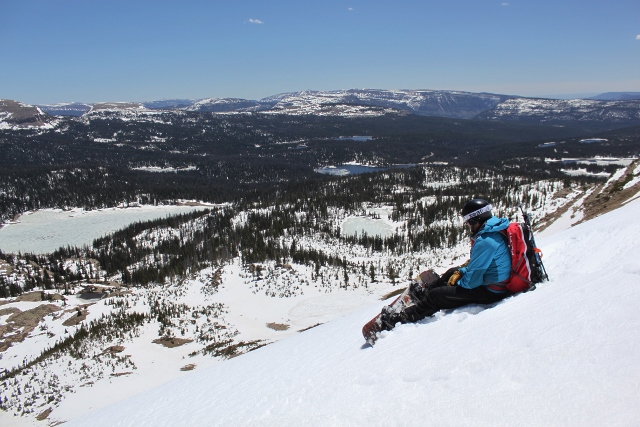 Uinta Mountain view from the east face of Mount Watson while spring skiing. (Photo: Jared Hargrave - (UtahOutside.com)