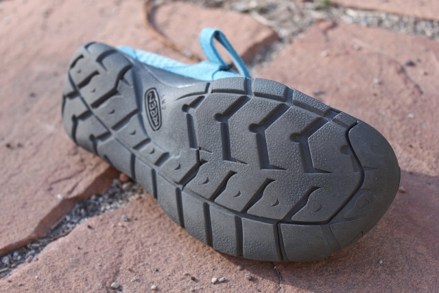 The sole of the Keen Mercer MJ CNX provides ample traction for everyday wear. (Photo: Jared Hargrave - UtahOutside.com)