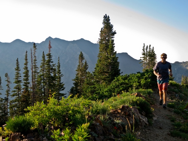 Dave on the Ridge Trail. (Photo: Chris Cawley)