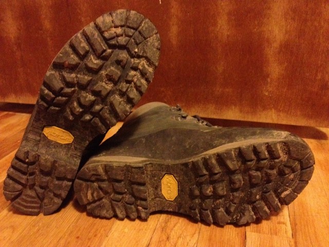 The rugged outsoles on the Bergamos provide excellent grip in wet conditions (photo: Ryan Malavolta)
