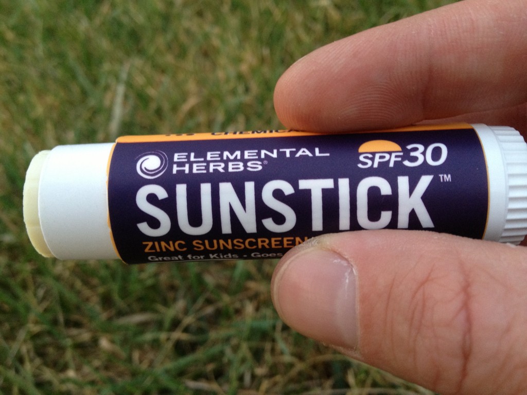 The Elemental Herbs Zinc Sunstick kept the UV rays at bay even on Utah 13ers (photo: Ryan Malavolta)