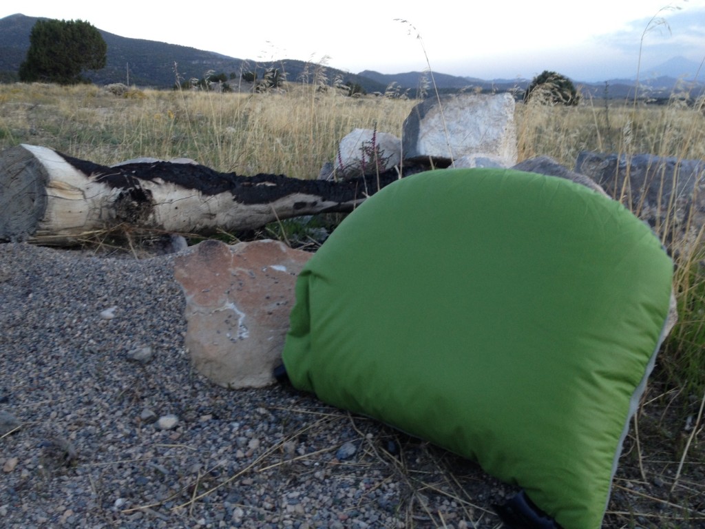The Cocoon Air-Core Ultralight camp pillow pulls duty in the Goshute Mountains, Nevada. (Photo: Jared Hargrave - UtahOutside.com)