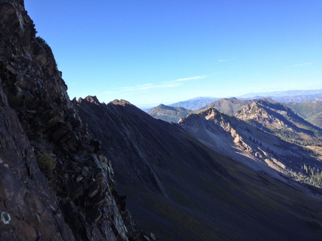 The view of Cardiac Ridge. (Photo: Dave Zook)
