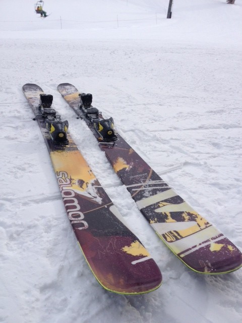 The Salomon Q-105 are ideal as a resort 1-ski quiver. (Photo: Jared Hargrave - UtahOutside.com)