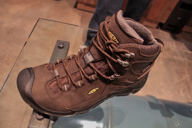 The big news from KEEN at the 2014 Outdoor Retailer Winter Market is the new Durand boots that are made in America. (Photo: Jared Hargrave - UtahOutside.com)