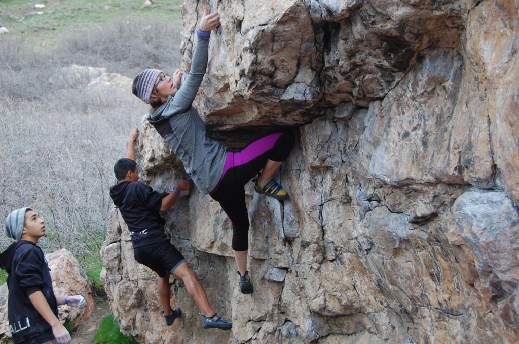 Climbers participate in the Ogden Climbing Festival. (Photo: Weber State University Outdoor Recreation Program)