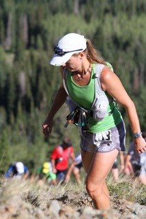 A runner participates int he Triple Trail Challenge in Park City.