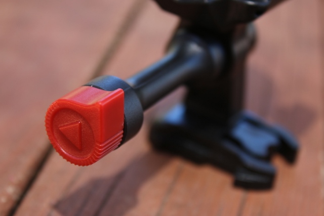 You can angle your shot with this knob, which allows the Velocity Clip to tilt forward and backward. (Photo: Jared Hargrave - UtahOutside.com)