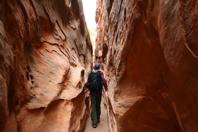 Hiking in the slot section of Little Wild Horse Canyon is the best part of the trip. Kids will love it. (Photo: Jared Hargrave - UtahOutside.com)