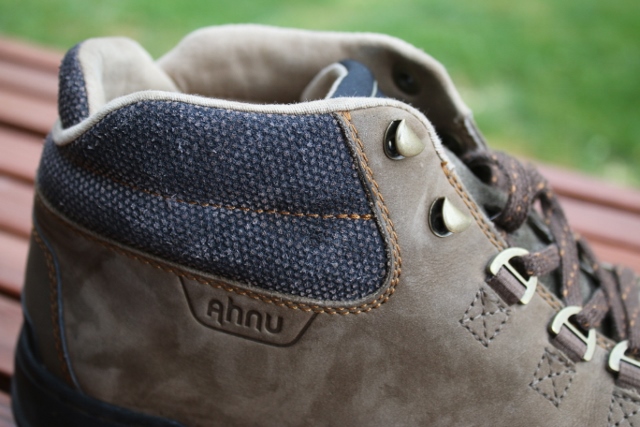 A closer look at the metal hardware on the Ahnu Potrero shoes. (Photo: Jared Hargrave - UtahOutside.com)