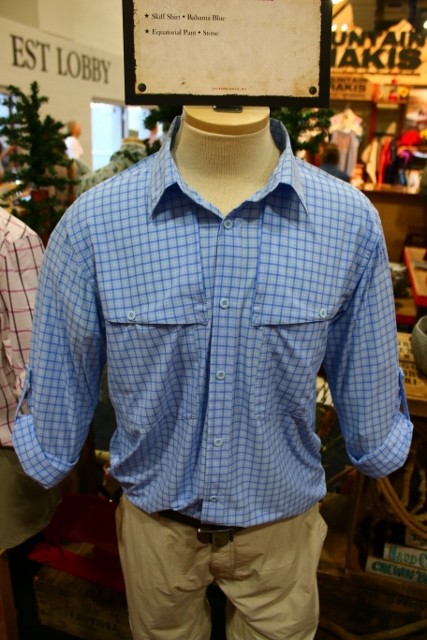 Mountain Khakis Skiff Shirt at Outdoor Retailer 2014 Summer Market. (Photo: Jared Hargrave - UtahOutside.com)