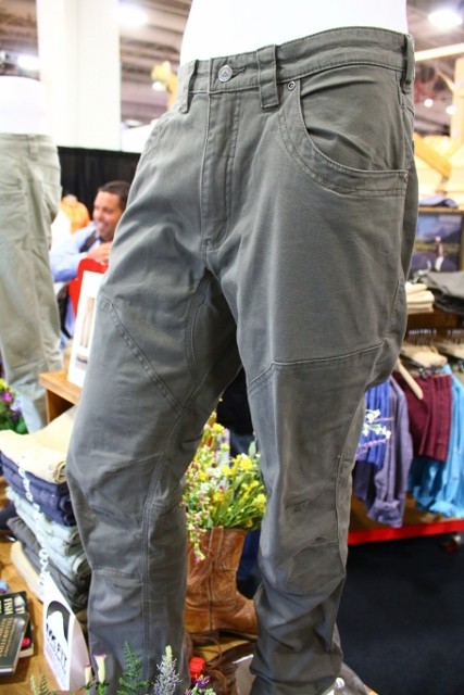 The Mountain Khakis Camber 107 Canvas Pant at Outdoor retailer 2014 Summer Market. (Photo: Jared Hargrave - UtahOutside.com)