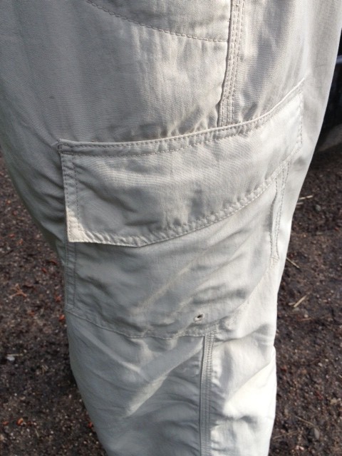 The Mountain Khakis Granite Peak pants come with tons of pockets, including this cargo pocket on the left leg. (Photo: Mason Diedrich)