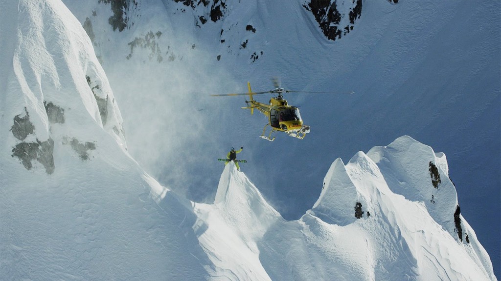 Still frame from the 2014 ski movie "Almost Ablaze" by Teton Gravity Research. Image: TGR