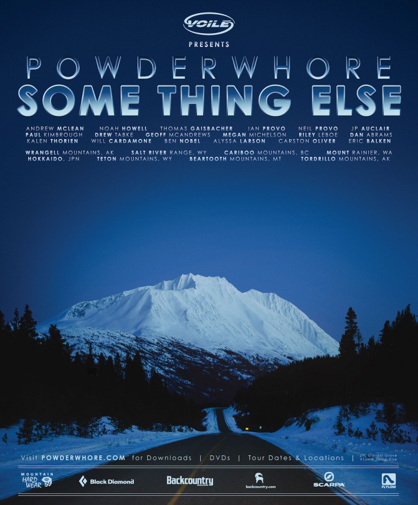 Poster for "Some Thing Else," the latest ski flick from Utah's own Powderwhore Productions.