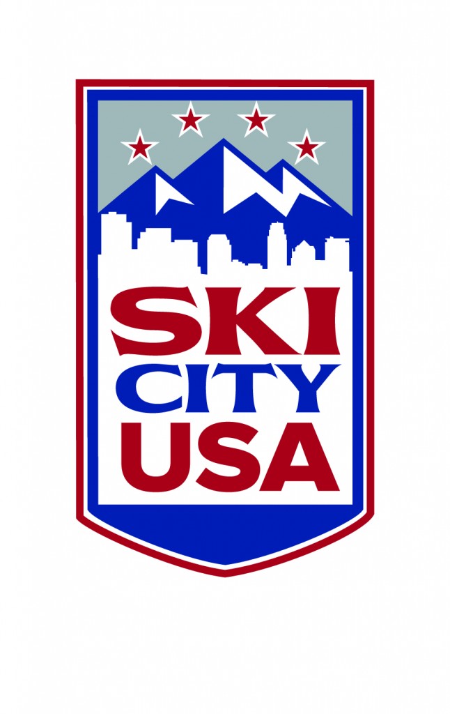 The official logo of Ski City USA.