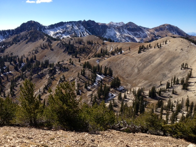 The view into Alta from the top of Sunset Peak on an autumn day. Sunset Peak can be climbed in 2 miles from the Catherine Pass trailhead. (Photo: Jared Hargrave - UtahOutside.com)