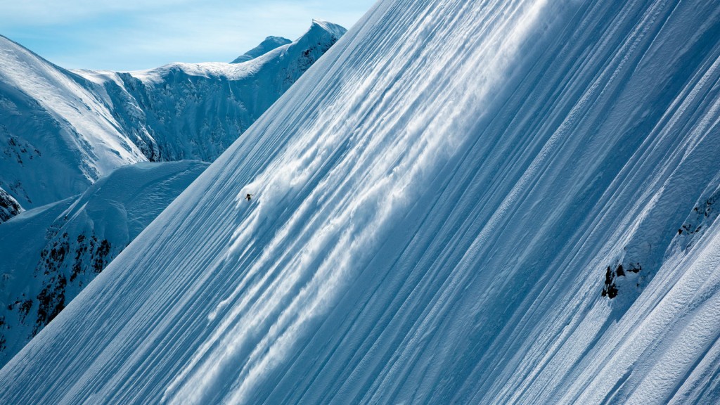 Screen grab from Jeremy Jones' "Higher," a snowboard documentary that screened in IMAX at the Clark Planetarium in Salt Lake City.