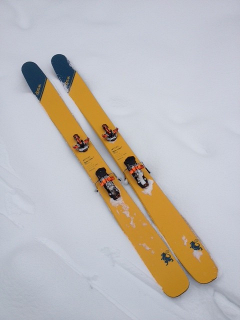 First look at the DPS Wailer 112RP2 Tour1 skis, made specifically for backcountry skiing with lighter weight that doesn't sacrifice downhill performance. (Photo: Jared Hargrave - UtahOutside.com)