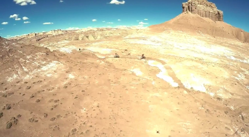 Screen grab from the video, "Goblin Valley's Mountain Bike Trails."
