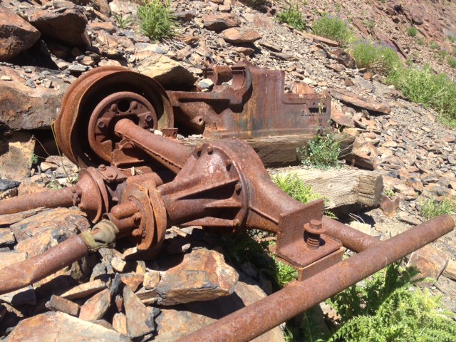 Abandoned mine equipment at the Regulator Johnson Mine in upper Mineral Fork. (Photo: Jared Hargrave - UtahOutside.com)