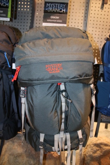 The Mystery Ranch Glacier is the flagship expedition pack. The new Mountain Line of packs were on display at outdoor Retailer 2015 Summer Market. (Photo: Jared Hargrave - UtahOutside.com)