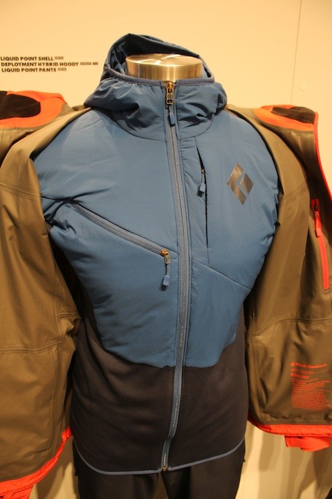 The Black Diamond Deployment Hybrid Hoody looks ideal for extended backcountry skiing missions in the Wasatch. (Photo: Jared Hargrave - UtahOutside.com)