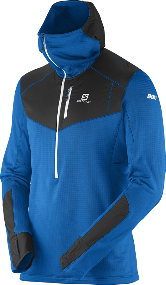 The Salomon S-Lab X Alp Midlayer Hoodie looks ideal for start/stop aerobic activity in the backcountry.