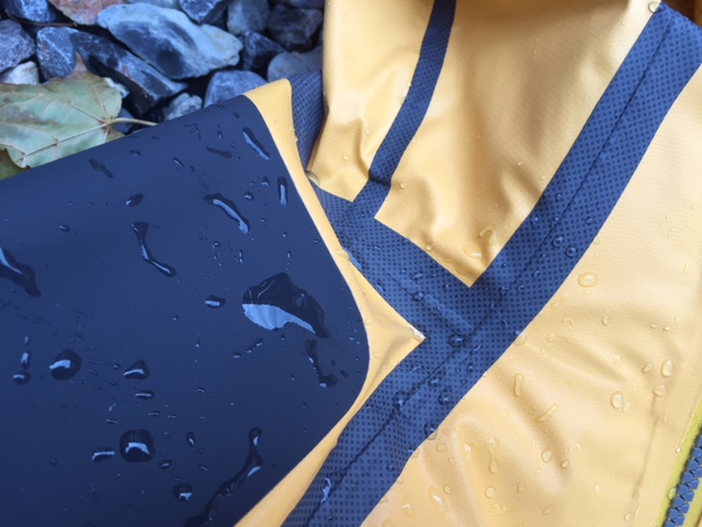 Taped seams are located on the outside of the Columbia OutDry Extreme rain jacket. (Photo: Jared Hargrave - UtahOutside.com)
