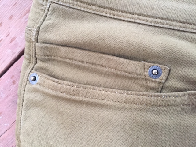 A closer look at the pockets and hardware of the Dish & DU/ER "No Sweat" Pants.  (Photo: Jared Hargrave - UtahOutside.com)