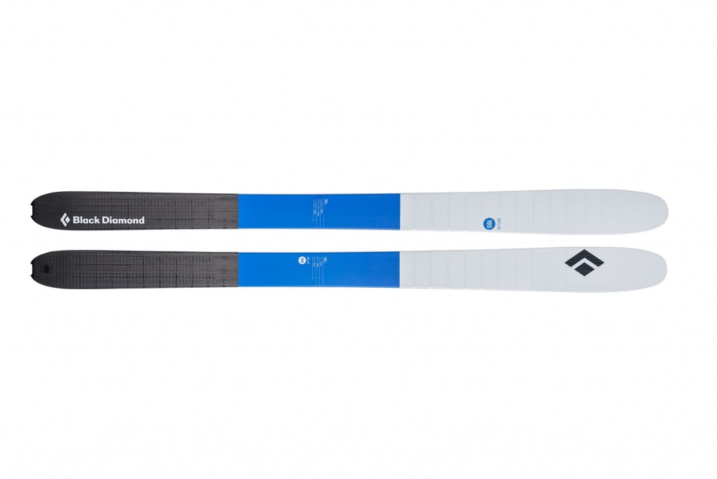 The Black Diamond Helio 105 skis are mountaineering specific for technical descents. Available Fall, 2016. (Image: Black Diamond)