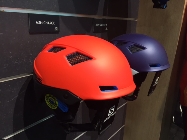 Salomon MTN Charge Helmet at outdoor Retailer 2016 Winter Market. (Photo: Jared Hargrave - UtahOutside.com)
